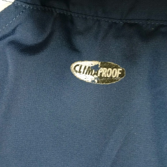Vintage Adidas Track Wind Breaker Jacket Blue Size Medium ClimaProof 2004 - Picture 4 of 7